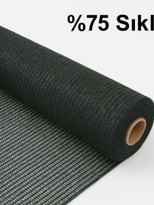 Bahçe Çit Filesi %75 Sıklık 1.5x100 Metre| UV Dayanıklı, Güvenlik ve Gölgeleme File