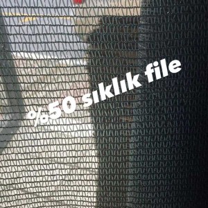 Fındık Filesi & Gölgeleme Tülü 1x100m | %50 Sıklık | UV Dayanımlı File Örtü